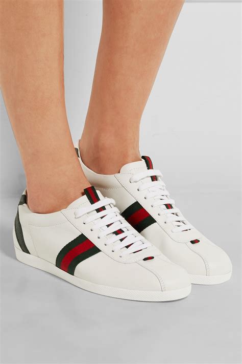 gucci women's new ace leather sneakers|Gucci ace high top sneakers.